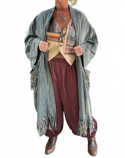 Jaded Gypsy Winds Duster In Denim In Blue