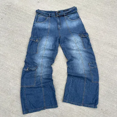 Pre-owned Jaded London Baggy Skater Jeans (unisex) In Blue