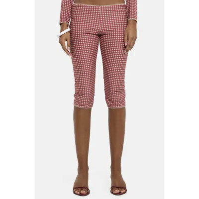 Jaded London Beach Capri Pants In Red