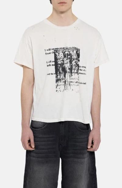 Jaded London Biblical Cotton Graphic T-shirt In White