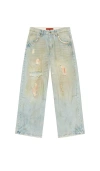 Jaded London Blue Sun Bleached Surf Colossus Jeans In Blue