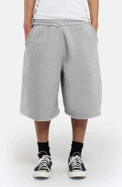 Jaded London Colossus Jersey Sweat Shorts In Gray
