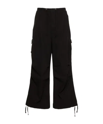 Jaded London Drawstring Casual Pants In Black