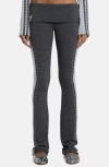 Jaded London Foldover Studded Trouser In Multi