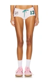Jaded London Football Mini Shorts In 핑크