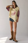 Jaded London J13 Football Jersey Shirt Top In Neutral, Women's At Urban Outfitters In Neutral