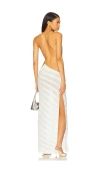 Jaded London Knit Maxi Dress In White