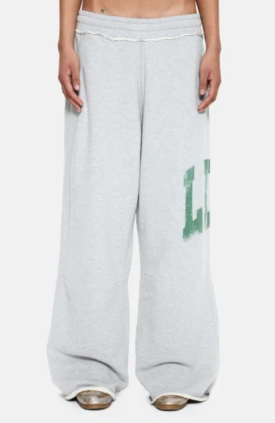 Jaded London Logo Graphic Monster Sweatpants In Gray