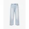 Jaded London Mens Xl Colossus Embellished Denim Jeans Blue In Blue
