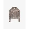 Jaded London Mens  Mini Monster Woodland Camo Cotton-jersey Hoody In Woodland Camo