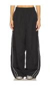 Jaded London Micro Fibre Xl Jogger Pant In Black