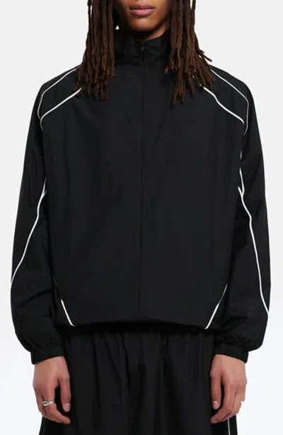 Jaded London Regular Fit Ripstop Track Jacket In Black