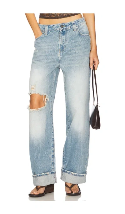 Jaded London Sonic Jeans In 轻度水洗