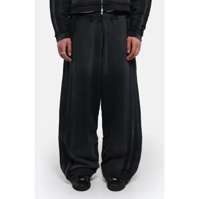 Jaded London Sporty Stripe Monster Sweatpants In Black