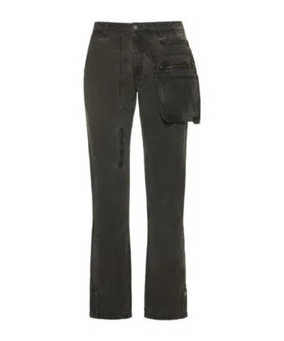 Jaded London Straight Jeans In Gray