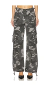 Jaded London Trooper Cargo In Black Camo