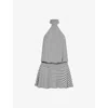 Jaded London Womens Enya Striped Woven Mini Dress In Stripe