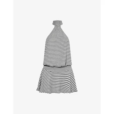 Jaded London Womens Enya Striped Woven Mini Dress