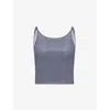 Jaded London Womens Sparkle Lua Metallic Double-layer Stretch-mesh Vest Top