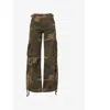 Jaded London Womens Trooper Camo Straight-leg Regular-fit Cotton Trousers Khaki In Khaki