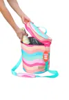 Jadelynn Brooke Soft Cooler Bag In Make Waves In Multi