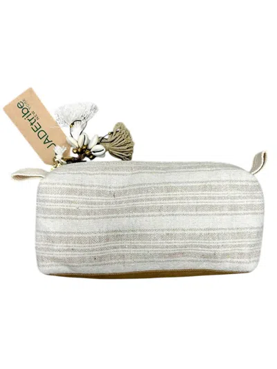 Jadetribe Women's Sabai Cosmetic Bag In Sand In Beige