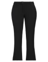 Jadicted Woman Pants Black Size L Polyester, Viscose, Elastane