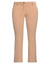 Jadicted Woman Pants Camel Size S Polyester, Viscose, Elastane In Beige