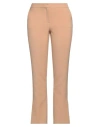 Jadicted Woman Pants Camel Size Xl Polyester, Viscose, Elastane In Beige