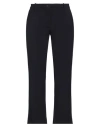 Jadicted Woman Pants Navy Size L Polyester, Viscose, Elastane In Navy Blue