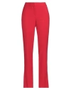 Jadicted Woman Pants Red Size Xl Polyester, Viscose, Elastane