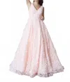 Jadore Charmaine Gown In Pink In Pink