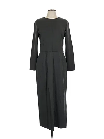 Pre-owned Jaeger Casual Dress In Gray