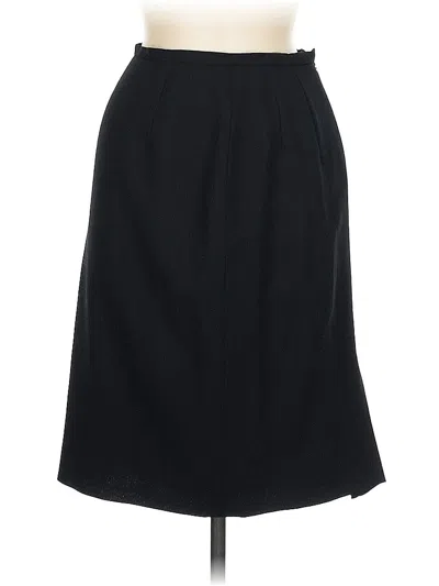 Pre-owned Jaeger Formal Skirt In Black
