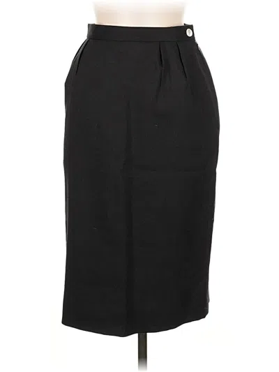 Pre-owned Jaeger Formal Skirt In Black