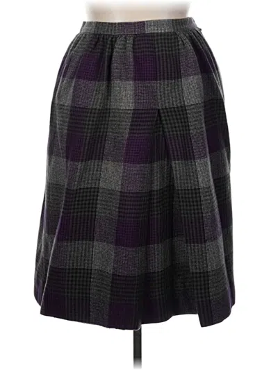 Pre-owned Jaeger Formal Skirt In Purple