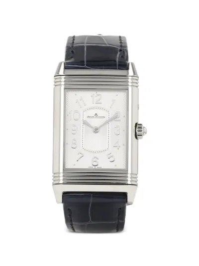 Pre-owned Jaeger-lecoultre 2010 Reverso Duetto 24mm Watch In White