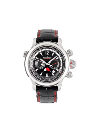 Pre-owned Jaeger-lecoultre Master Compressor 43mm In Black