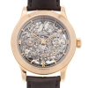 JAEGER-LECOULTRE JAEGER LECOULTRE MASTER CONTROL EIGHT DAYS SKELETON DIAL 18KT ROSE GOLD BROWN LEATHER MEN'S WATCH Q1