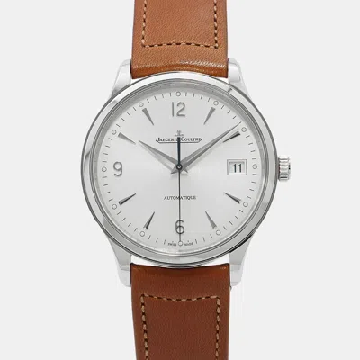 Pre-owned Jaeger-lecoultre Master Control Q4018420 Automatic Silver Stainless Steel Men's Wristwatch 40 Mm