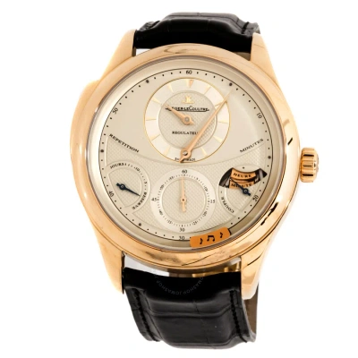 Jaeger-lecoultre Jaeger Lecoultre Master Grand Tradition 18kt Yellow Gold Black Leather Men's Watch Q5011410