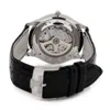 Jaeger-lecoultre Master Ultra Thin Date Automatic Watch White Gold And Alligator With Diamond Bezel 40 In Silver
