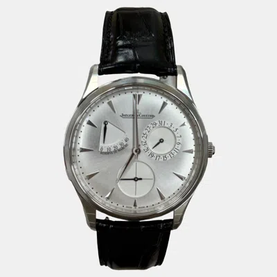 Pre-owned Jaeger-lecoultre Master Ultra Thin Reserve De Marche Q1378420 Automatic Silver Stainless Steel Men's