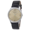 JAEGER-LECOULTRE PRE-OWNED JAEGER LECOULTRE MASTER ULTRA THIN IVORY DIAL MEN'S WATCH Q1458401