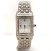 JAEGER-LECOULTRE PRE-OWNED JAEGER LECOULTRE REVERSO HAND WIND DIAMOND SILVER DIAL LADIES WATCH Q2673420