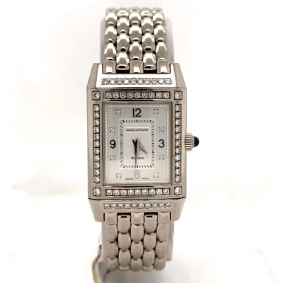 Jaeger-lecoultre  Jaeger Lecoultre Reverso Hand Wind Diamond Silver Dial Ladies Watch Q2673420 In Metallic