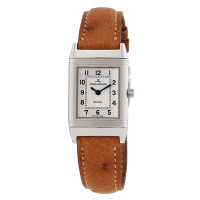 Jaeger-lecoultre   Jaeger Lecoultre Reverso Quartz Silver Dial Ladies Watch 260.8.08 In Metallic