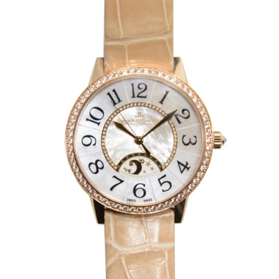 Jaeger-lecoultre Jaeger Lecoultre Rendez-vous Joaillerie Mother Of Pearl Dial 18k Pink Gold Diamond Ladies Watch Q343