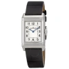 JAEGER-LECOULTRE JAEGER LECOULTRE REVERSO CLASSIC SILVER DIAL LADIES LEATHER WATCH Q2608530