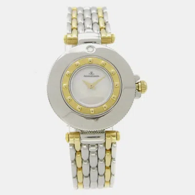 Pre-owned Jaeger-lecoultre Silver Stainless Steel 441.5.01 Quartz Men's Wristwatch 24 Mm